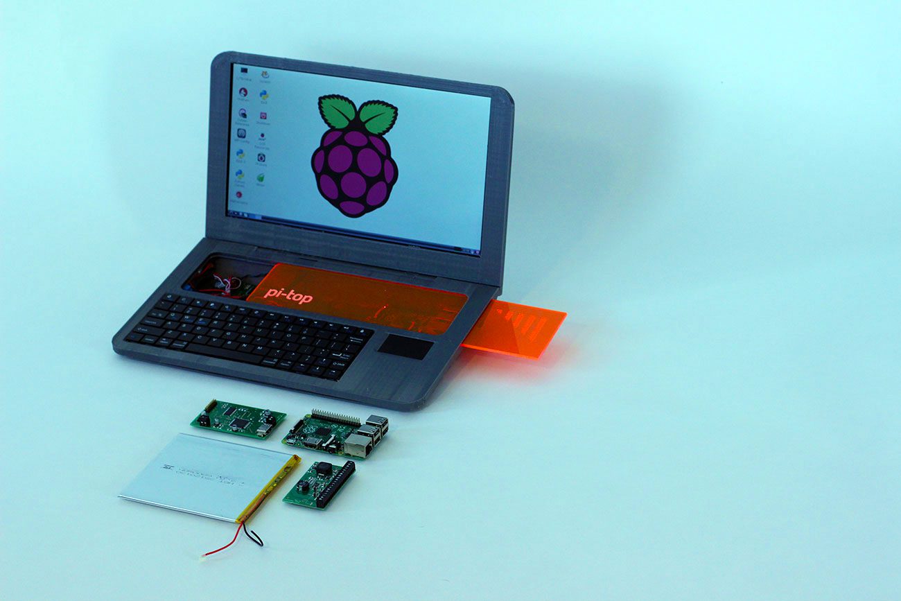 3D Printed Raspberry Pi Laptop Kit That Anyone Can Build