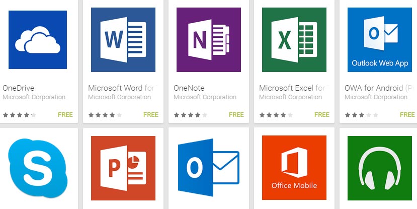 More Android Devices Coming With Microsoft Apps Preinstalled