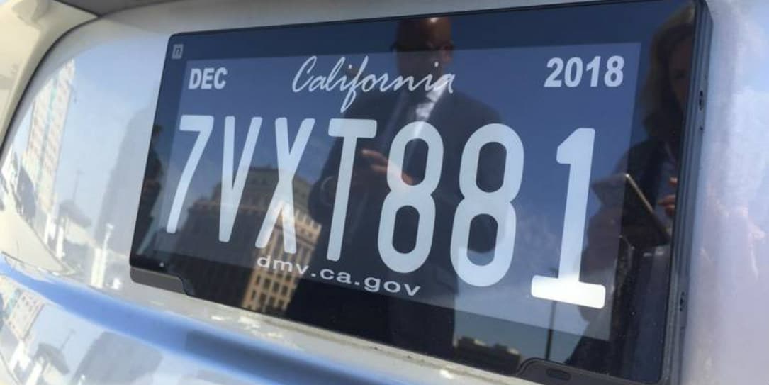 New California digital license plate is raising privacy concerns