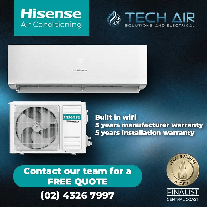 Central Coast Split System Air Conditioners Tech Air Solutions