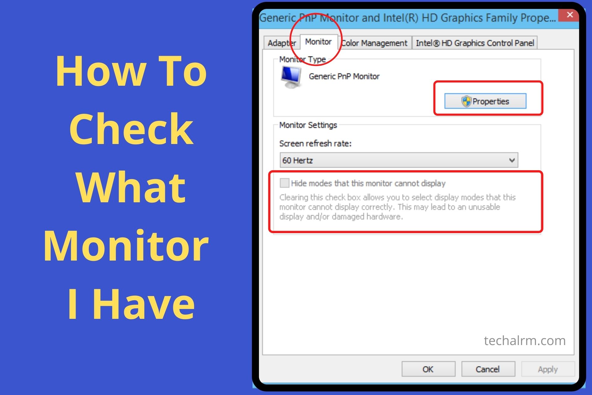 How To Check What Monitor I Have Windows 10 TechAlrm