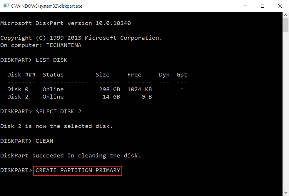 How to format pendrive or SD card using Command Prompt in Windows