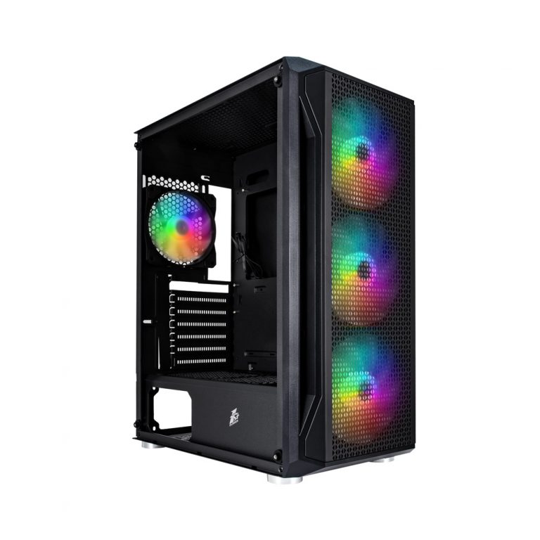 1st Player X5 ATX Mesh Gaming Case *4 RGB FANS+HUB