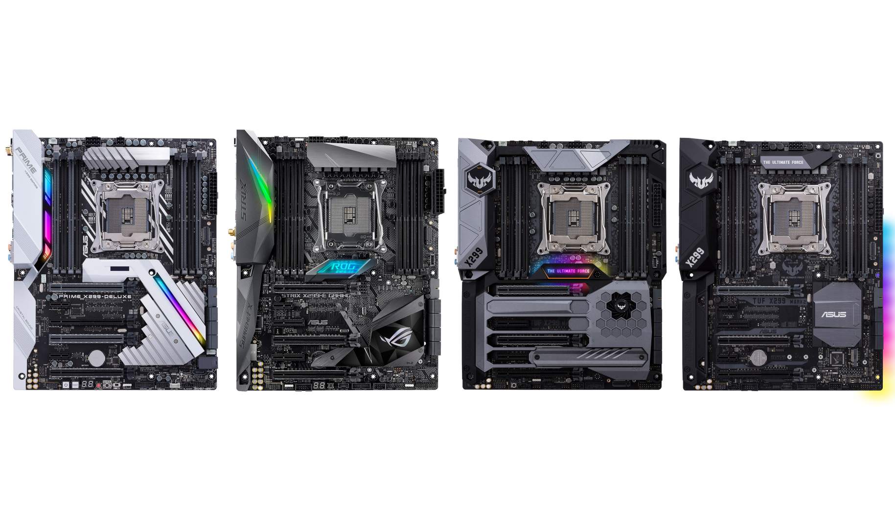 Asus X299 Motherboards revealed Prime, TUF and ROG