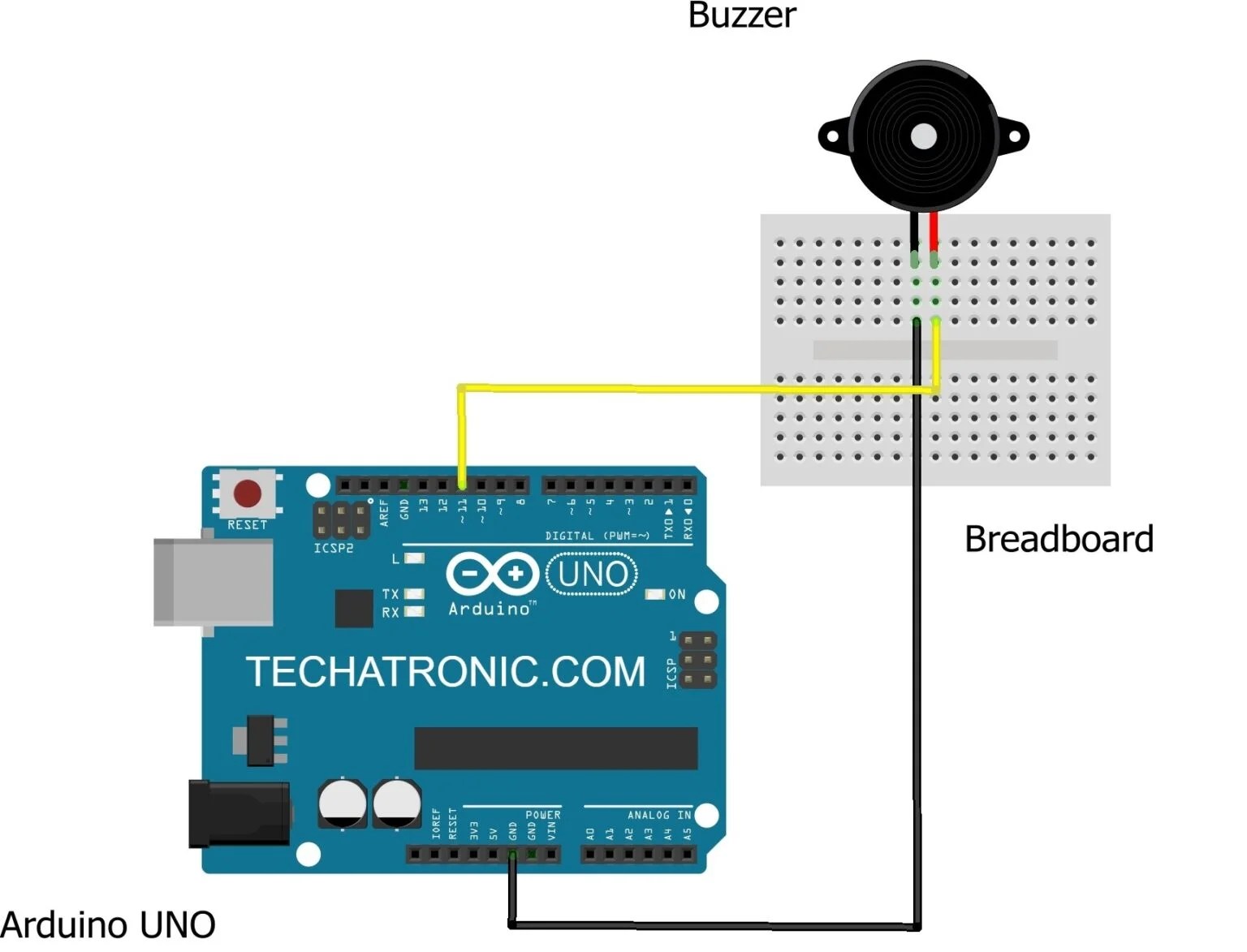 Arduino Music player using Buzzer Song with Arduino ,buzzer