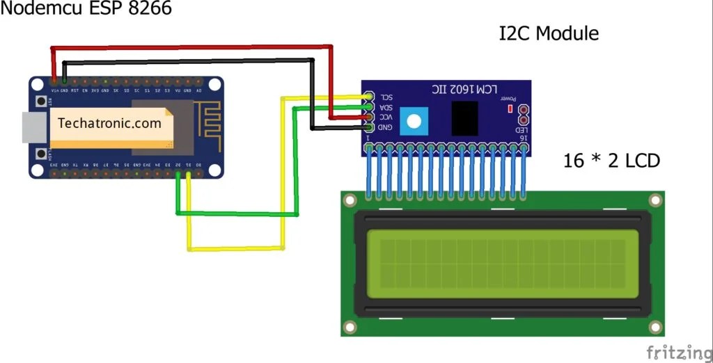 NodeMCU LCD Tutorial with i2c protocol | Nodemcu basic tutorial