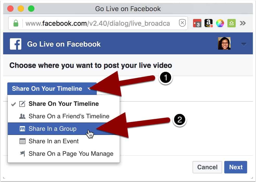 How To Go On Facebook Live From Computer
