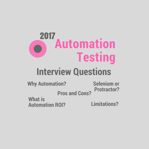 Automation Testing Interview Questions for Quick Refresher