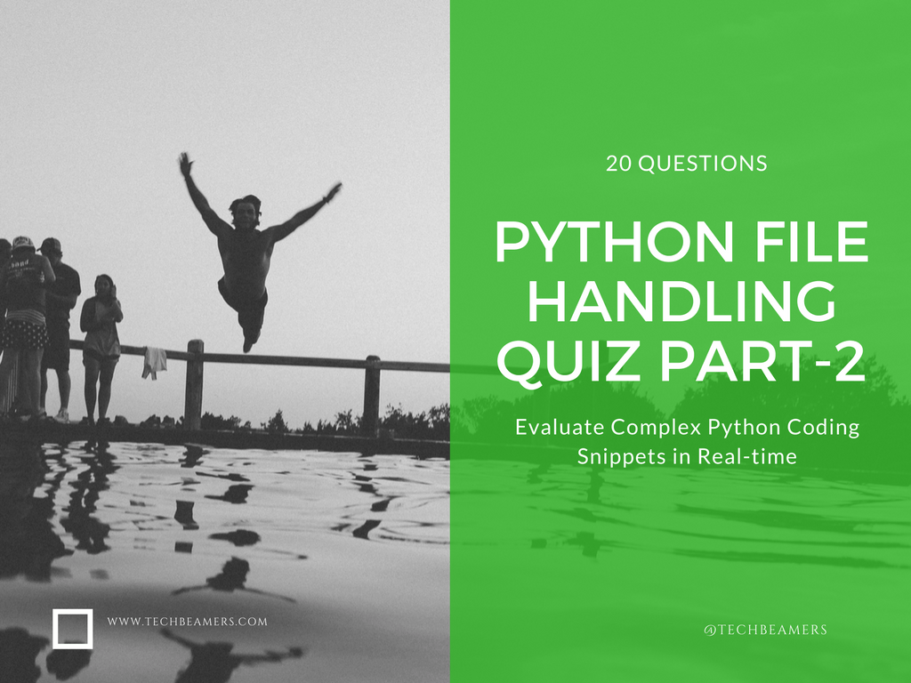 File Handling Quiz in Python Part2 for Experienced