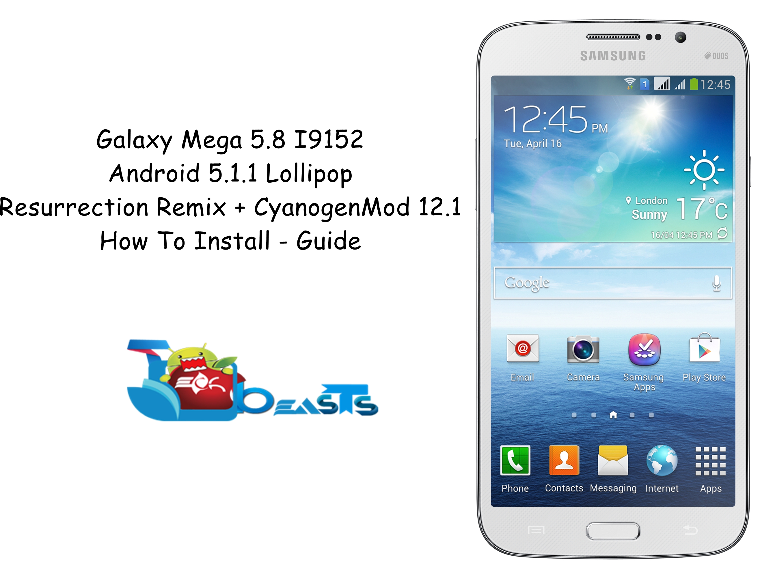 How To Install Android Lollipop 5.1.1 On Galaxy Mega 5.8