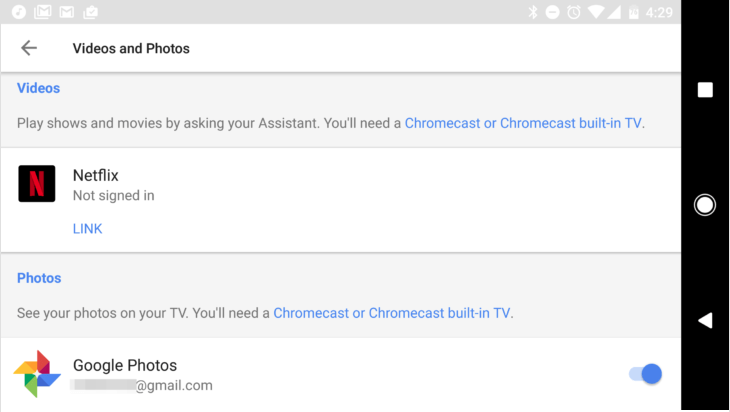How to enable Netflix and Google Photos integration with Google Home