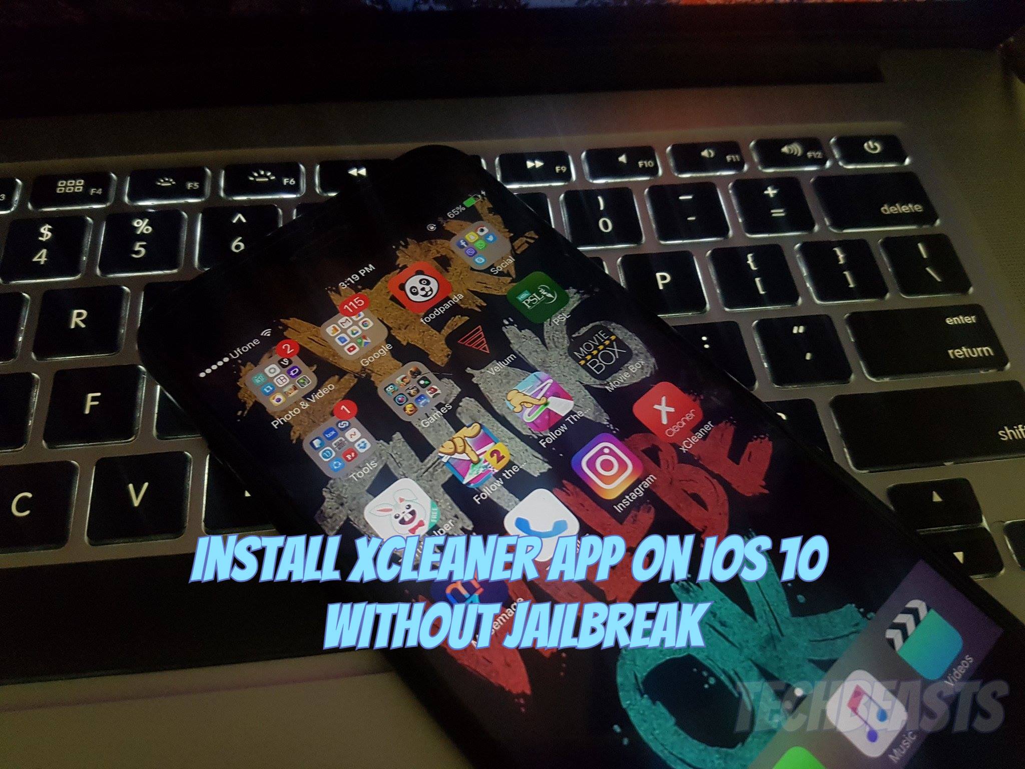 Install xCleaner App On iOS 10 Without Jailbreak