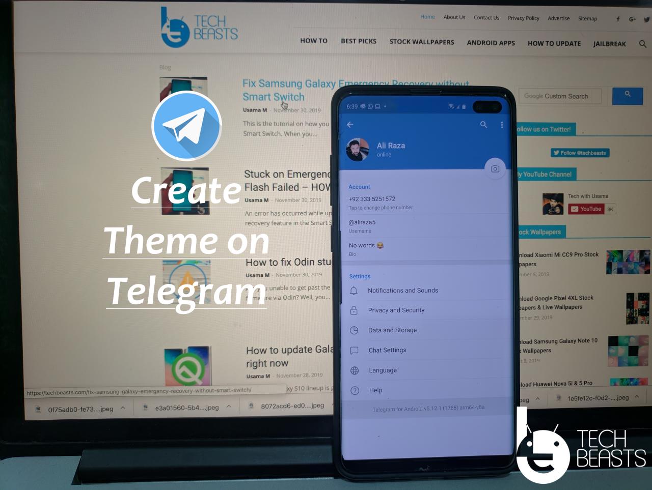 Create Your Own Theme in Telegram [ Guide ] TechBeasts
