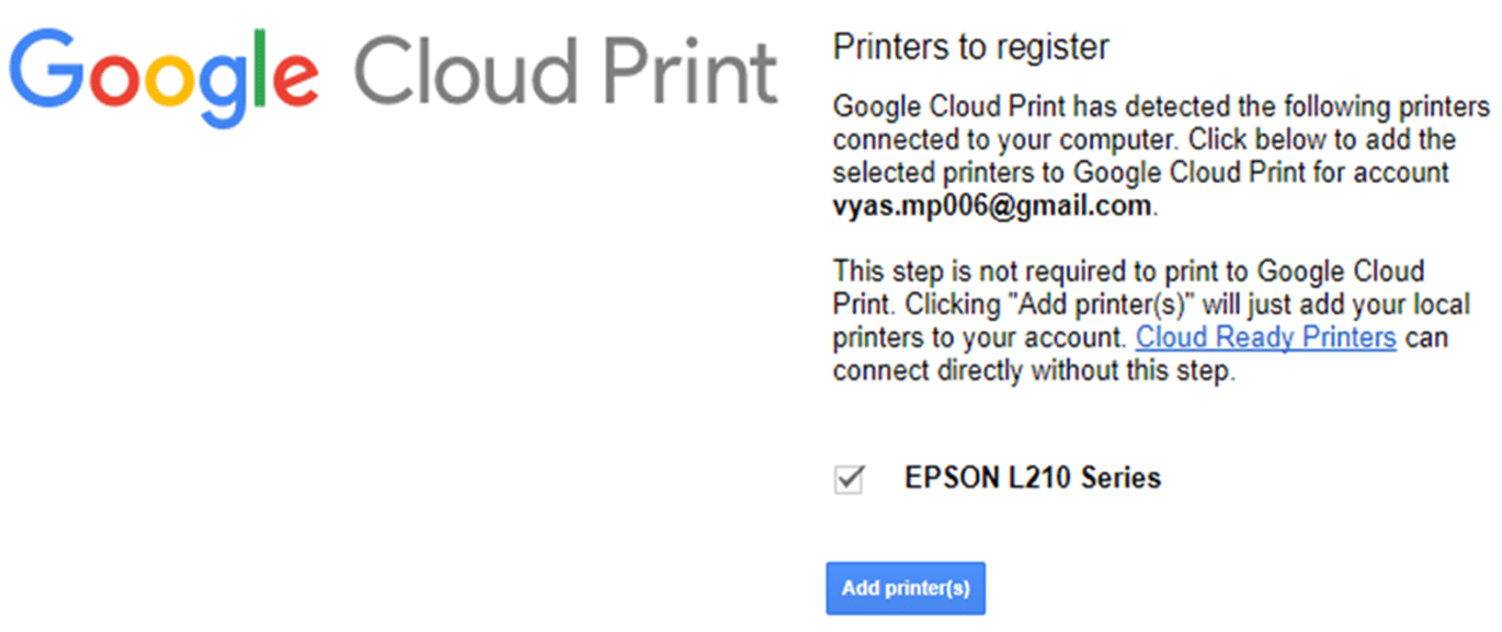 Convert Wired Printer To Wireless With Google Cloud Print
