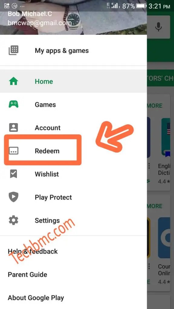 How to Redeem Google PlayStore App Promo Code Via Android Techs How to Redeem Google PlayStore App Promo Code Via Android Techs