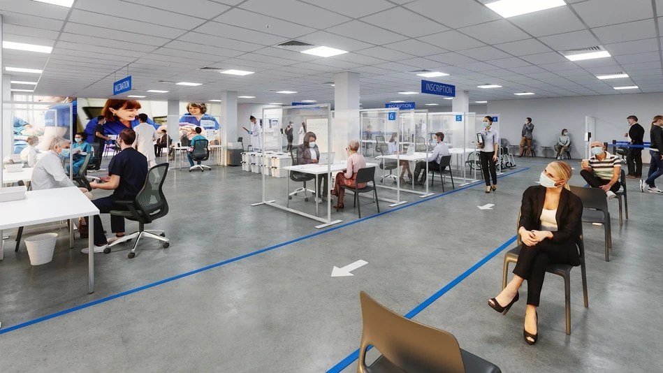 CAE sets up vaccination center to combat COVID19 in