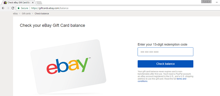 How to Check Your eBay Gift Card Balance TechBoomers