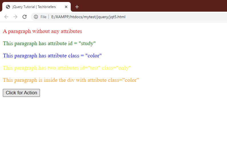 JQuery Tutorial 5 Search HTML Elements with jQuery Selectors