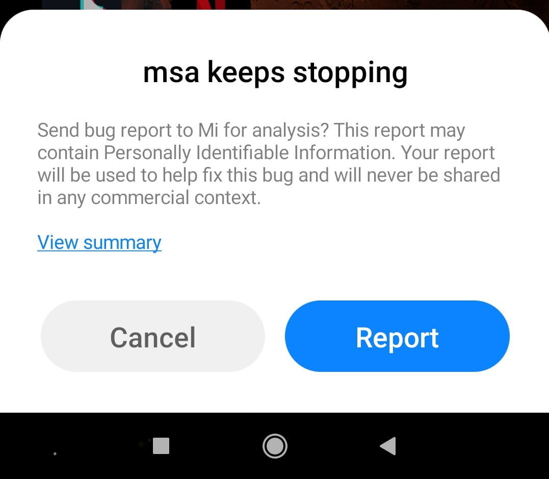 Msa Keeps Stopping Xiaomi How To Fix Msa Error Consumer