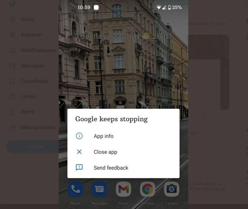 Google keeps crashing, the Android bug that scares half of the world