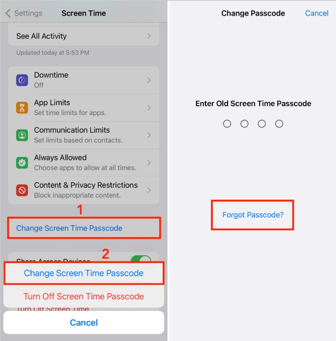 How to reset Screen Time Passcode if • TechBriefly