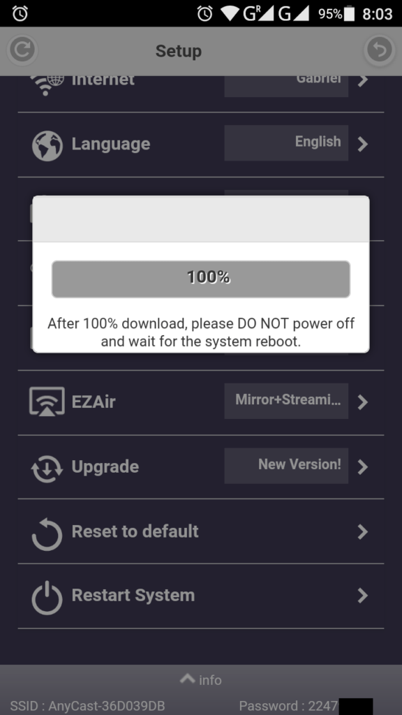 TIPS AND TRICKS Firmware Upgrade for AnyCast M2 Plus Dongle Should