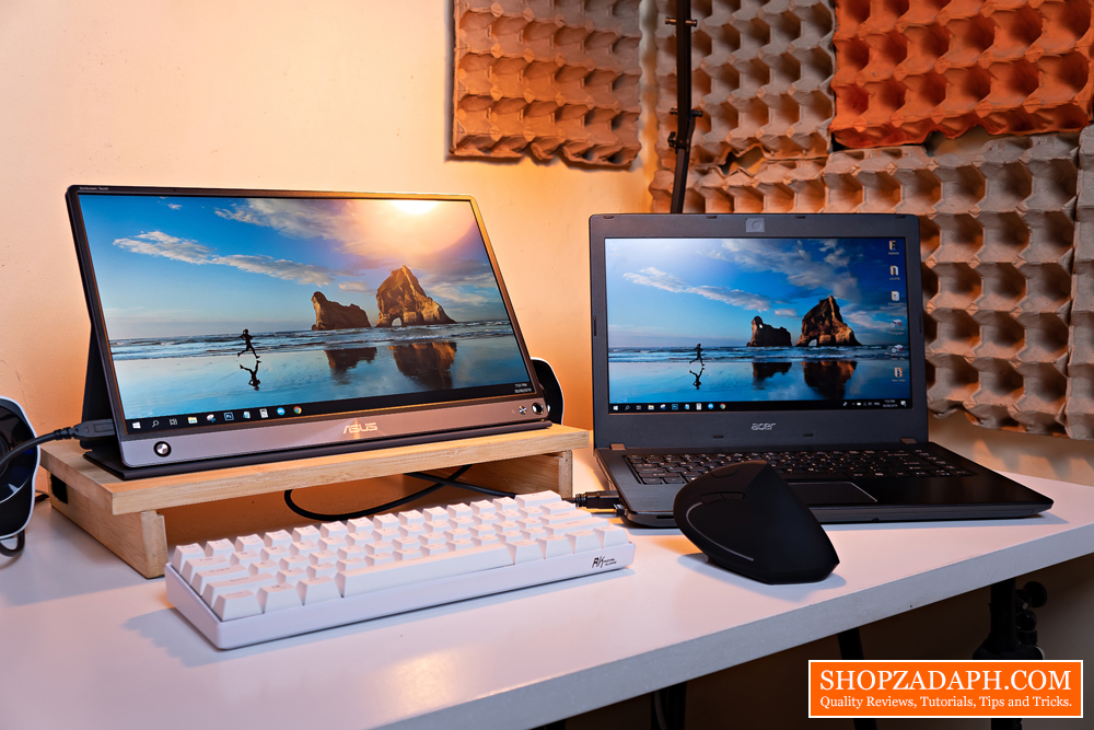 Asus Zenscreen Touch Mb16Amt Portable Monitor Review - Techbroll