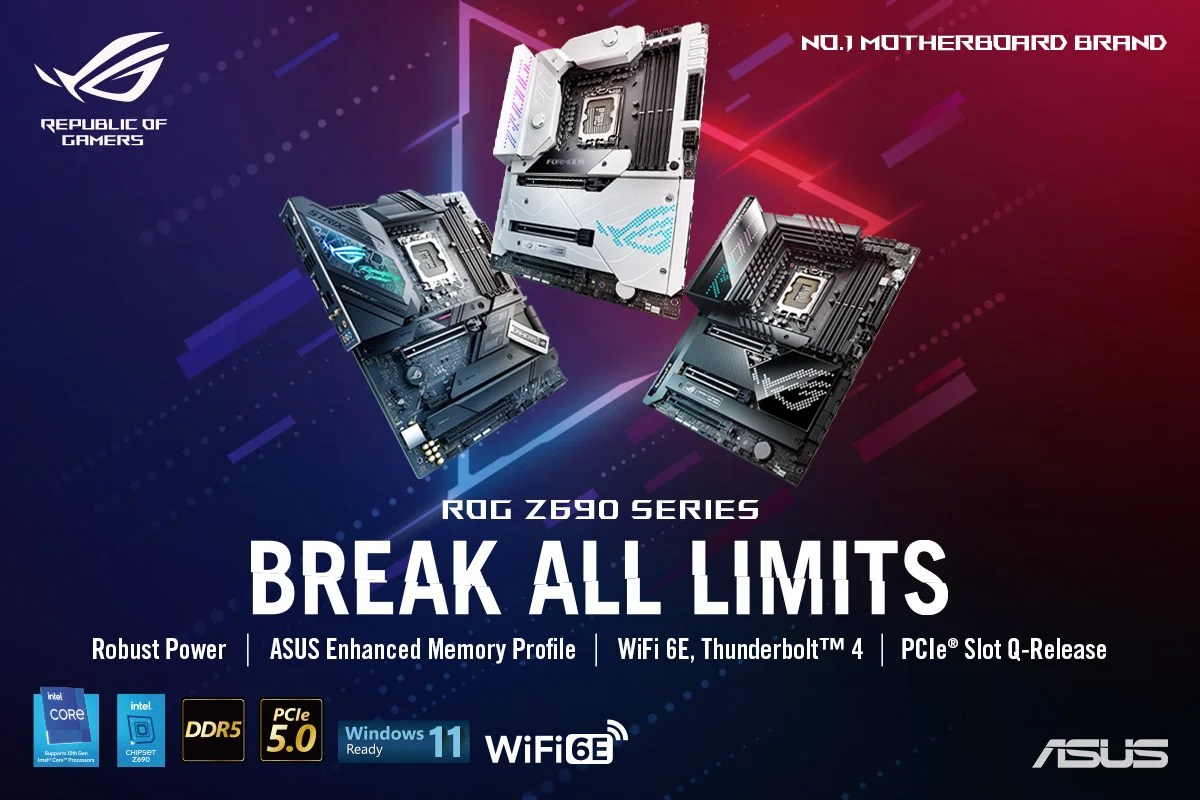 ASUS Announces Z690 Series Motherboards TechBroll