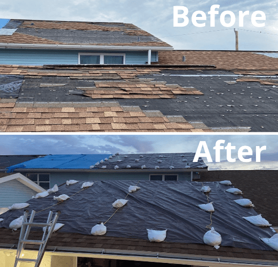 Cost To Tarp A Roof An Overview Of Roof Tarp Now's Emergency Tarping