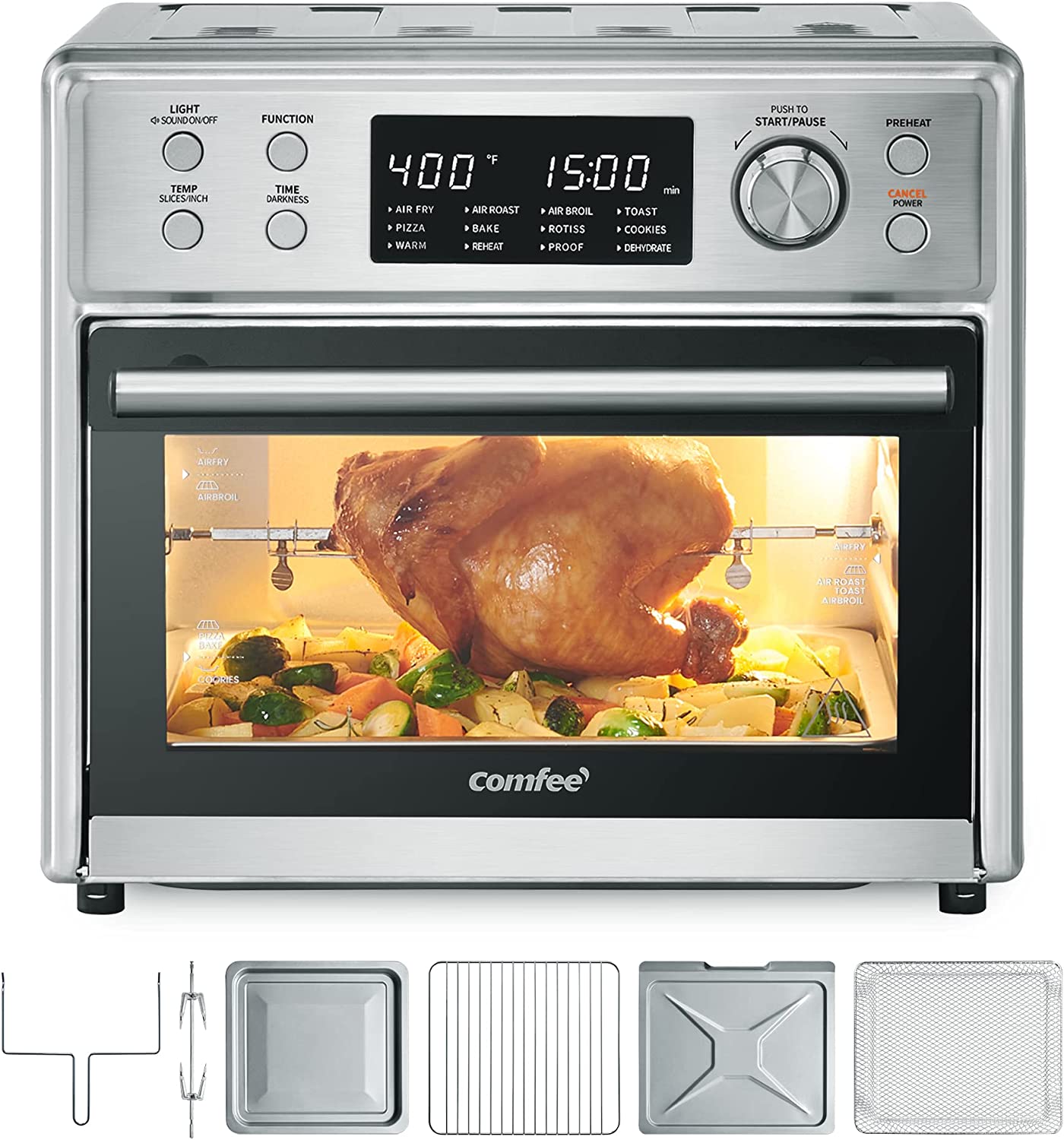 Air fryer and Toaster Oven in one Comfee Air Fryer
