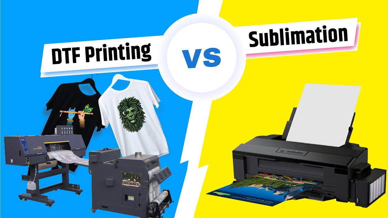 Understanding the Key Differences Between DTF Printing and Sublimation