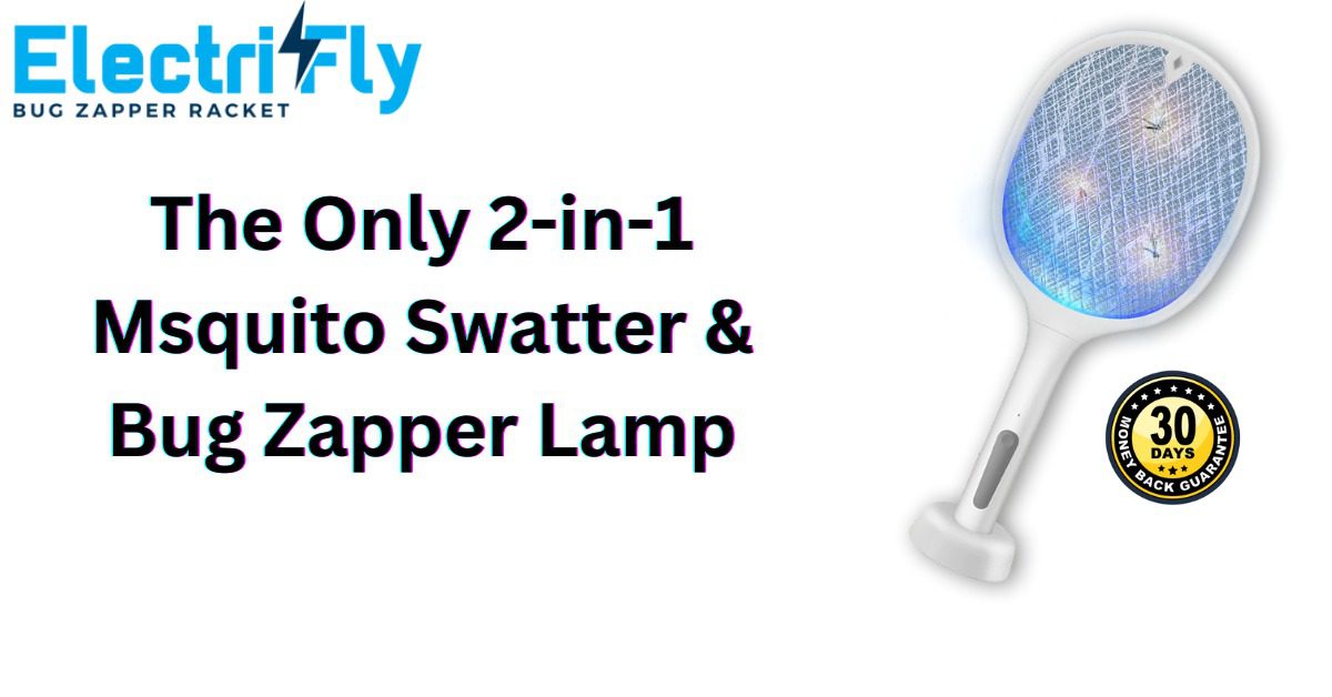 Say Goodbye to Mosquitoes with ElectriFly Bug Zapper Racket A