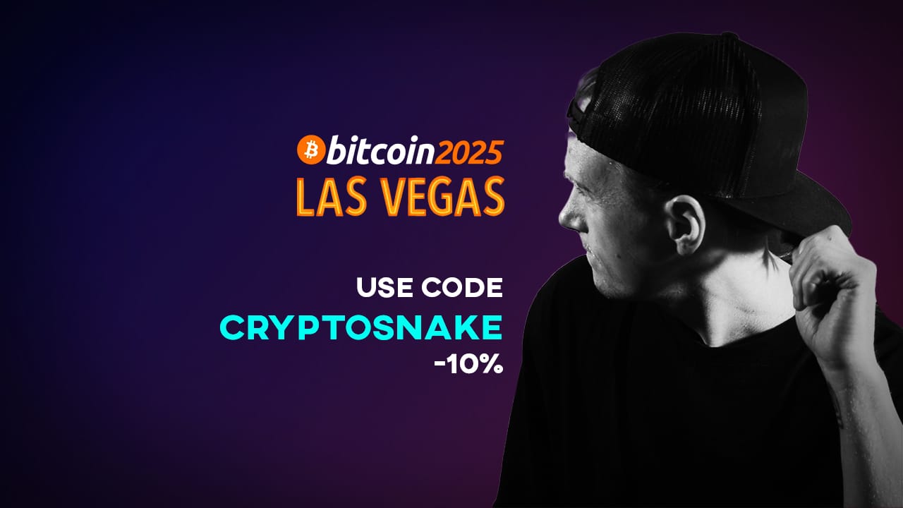 Bitcoin 2025 Las Vegas Conference Discount Code “CRYPTOSNAKE” Sparks