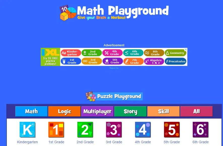 Math Playground Fun for Kids to Enjoy Math Games