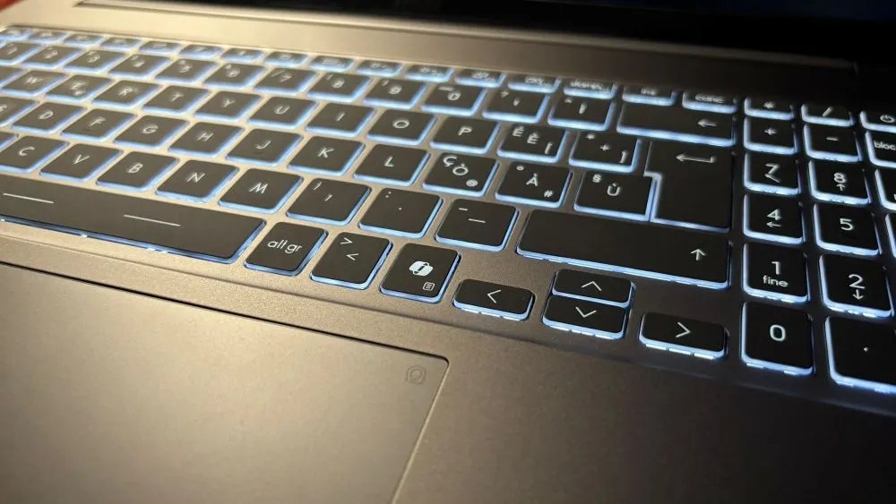 tastiera e touchpad
