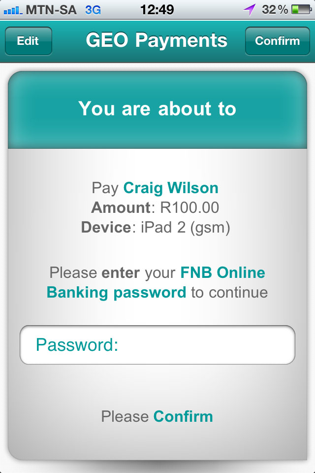 FNB launches geobased mobile payments TechCentral