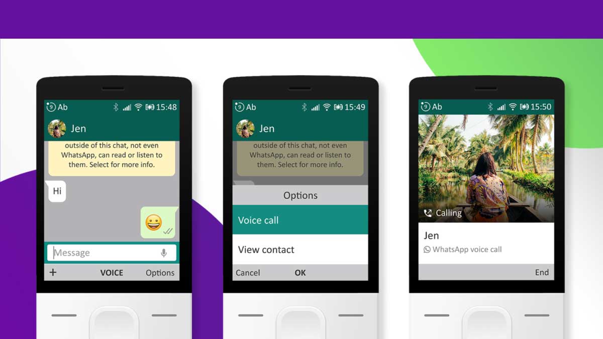 WhatsApp Voice Call is now available on KaiOS Devices