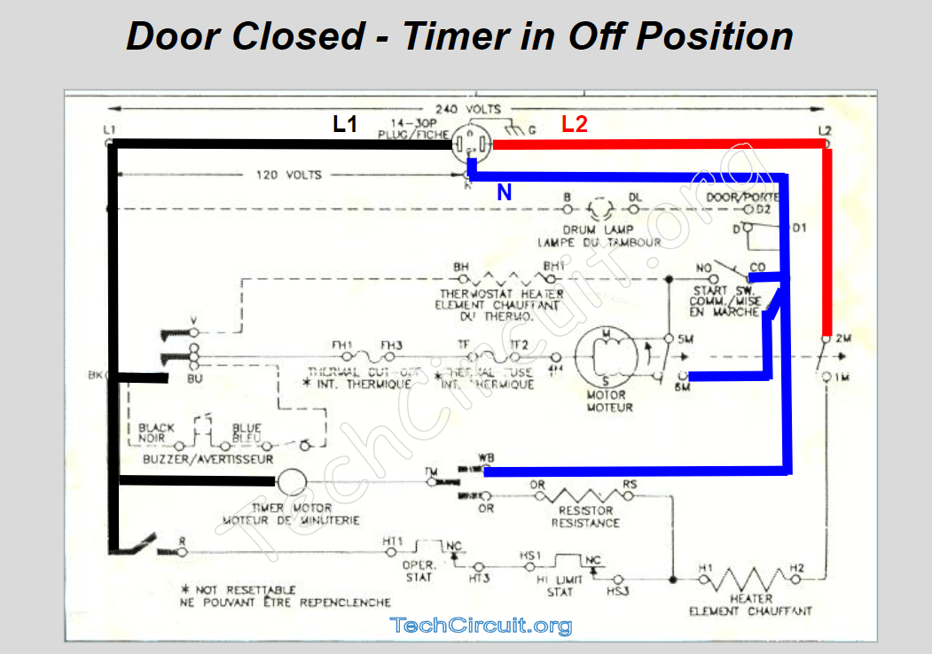 Reading Schematics Whirlpool Electric Dryer Schematic Voltage Maps