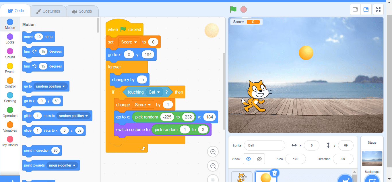 Create a Catching Game in Scratch StepbyStep Guide Techclass4kids