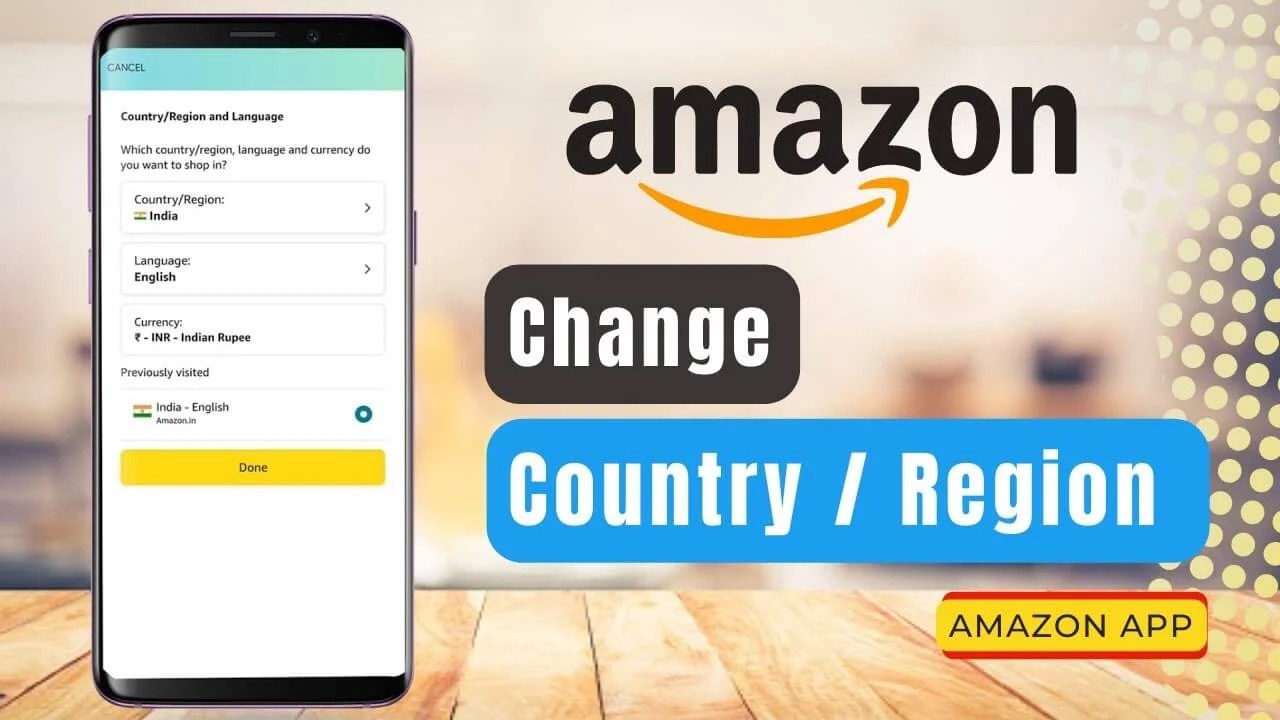 How to Change Amazon Country TechClient