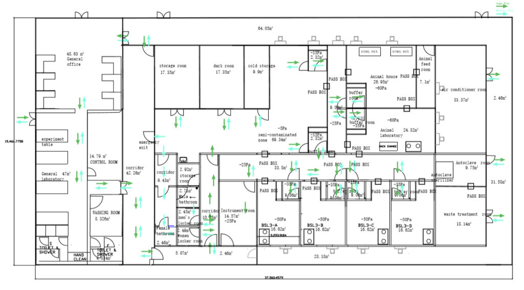 Construction Type BSL3/2 Laboratory