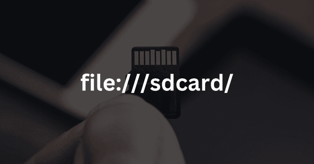 Transfer files between Android & PC via file///sdcard/.