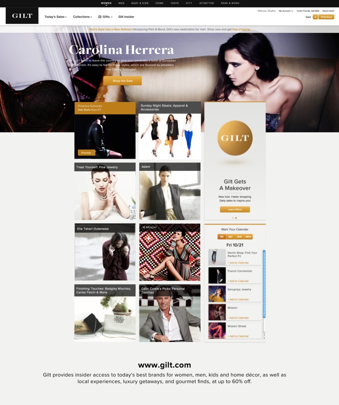 Gilt Gets A Makeover TechCrunch