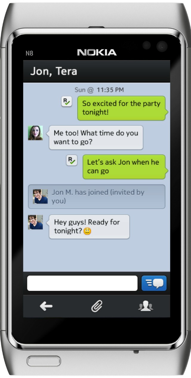 Kik's CrossPlatform Messaging App Makes Its Public Debut On Symbian