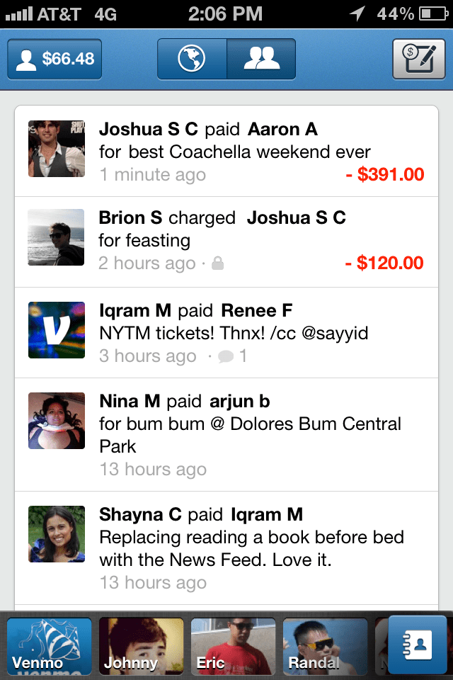 Can Paying Friends Be Fun? Venmo Features "News Feed Of Payments" In