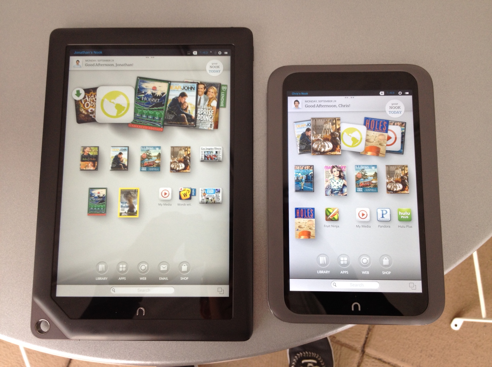HandsOn With B&N's 7" Nook HD, 9" Nook HD+ The Fire HD Better Watch