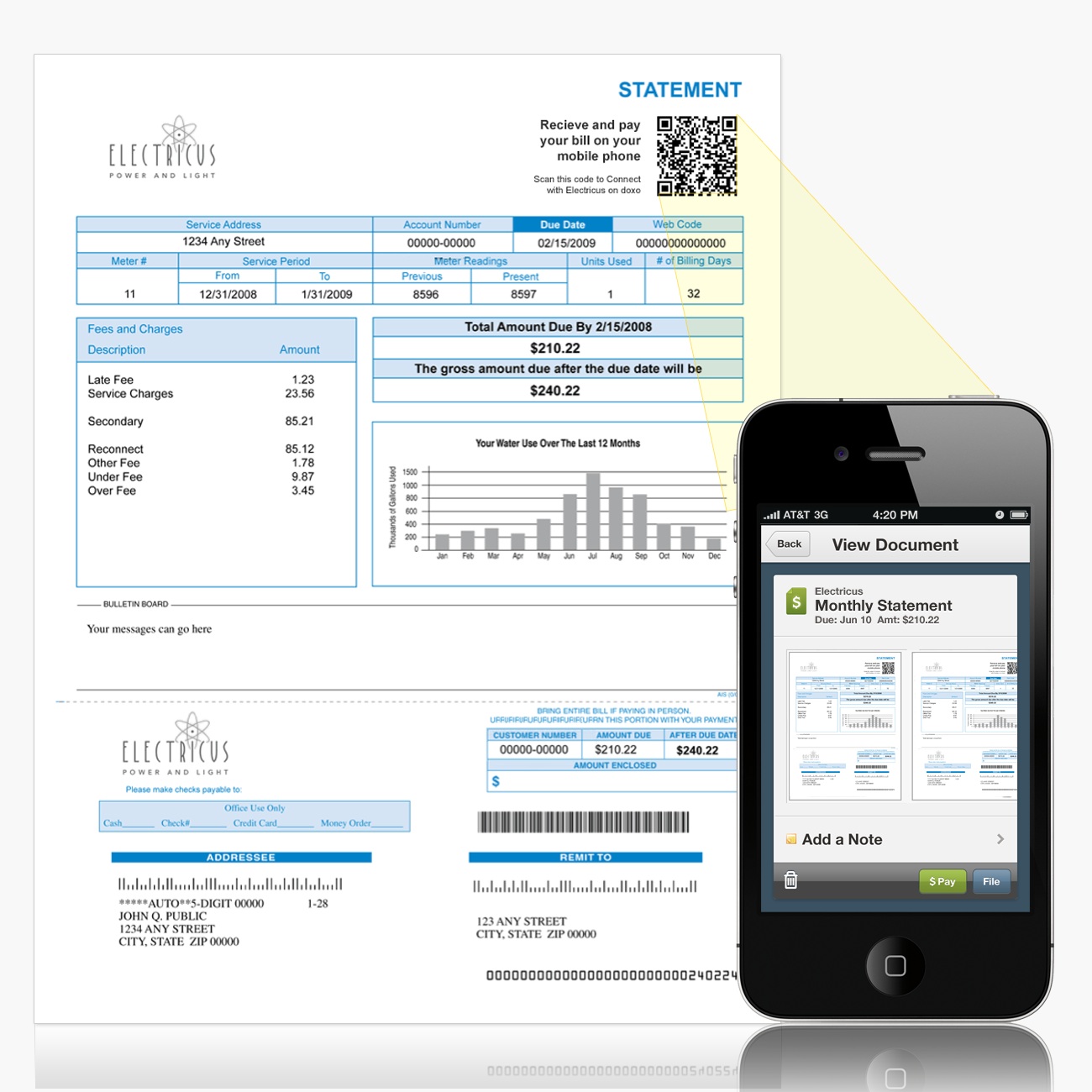 Doxo Uses QR Codes To Bridge The Gap Between Paper Bills And Mobile
