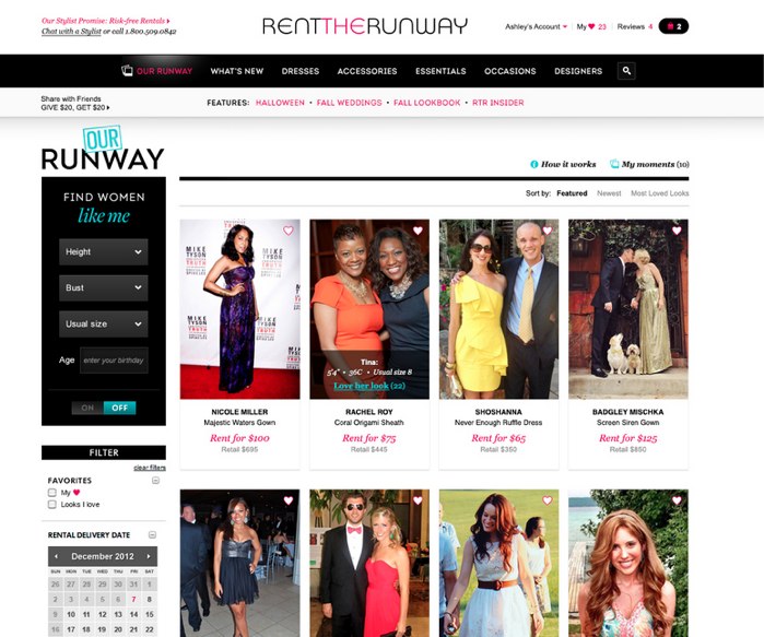 Rent The Runway Turns Customers Into Models With New Search Feature