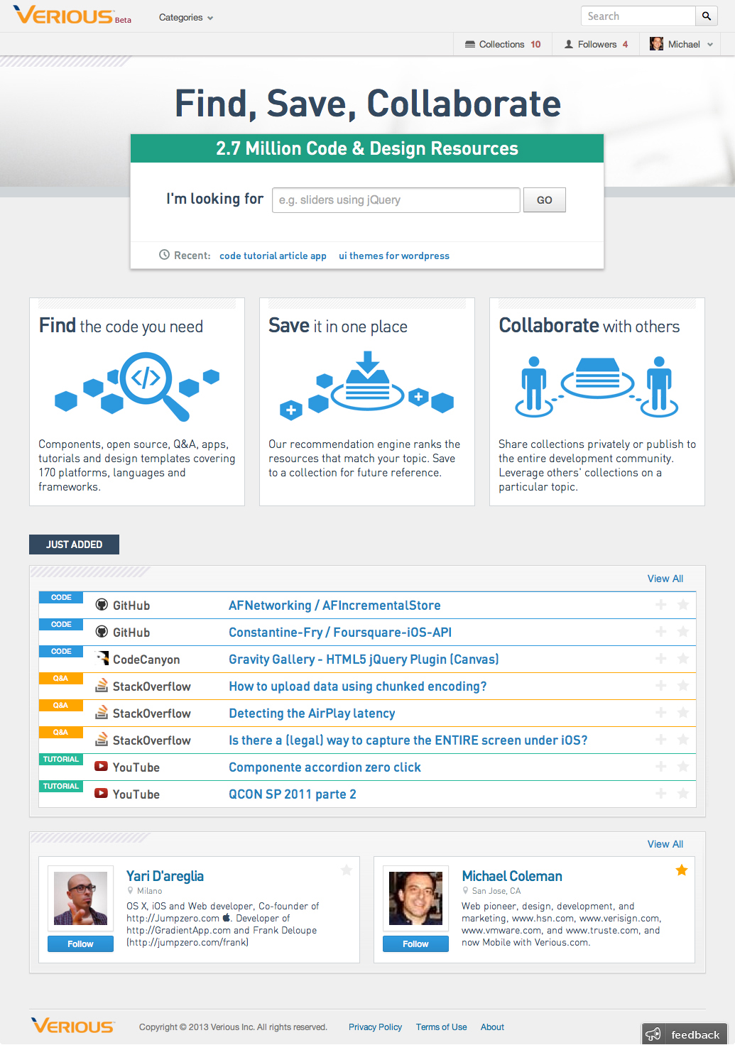 Verious Debuts An Alternative To Google Code Search With New Search And