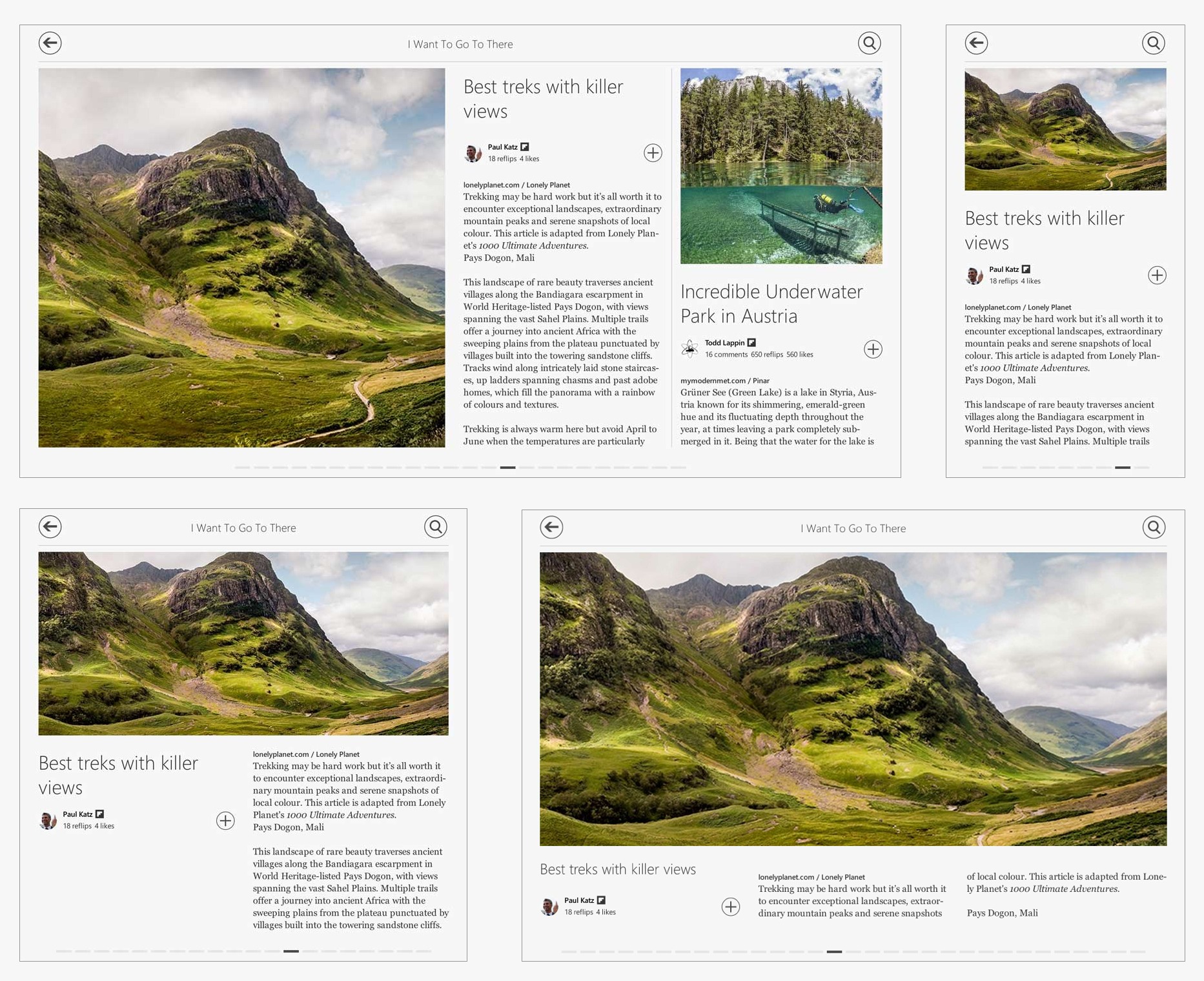 Automating Layouts Bring Flipboard’s Magazine Style To  And Windows